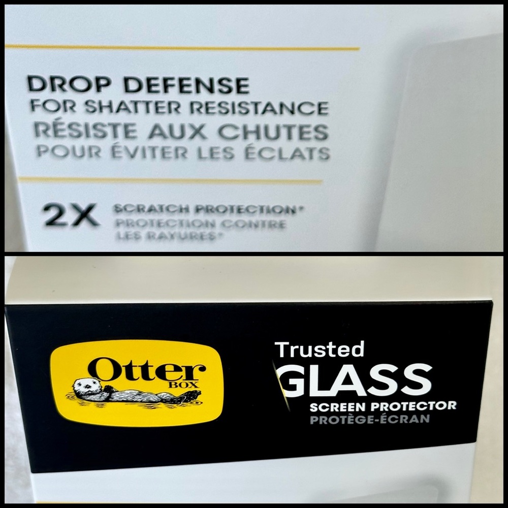🍎🛡️iPhone14Pro💪🏼💯 Otterbox Trusted Glass IPhone 14 Pro Brand New Unopened - Picture 5 of 11